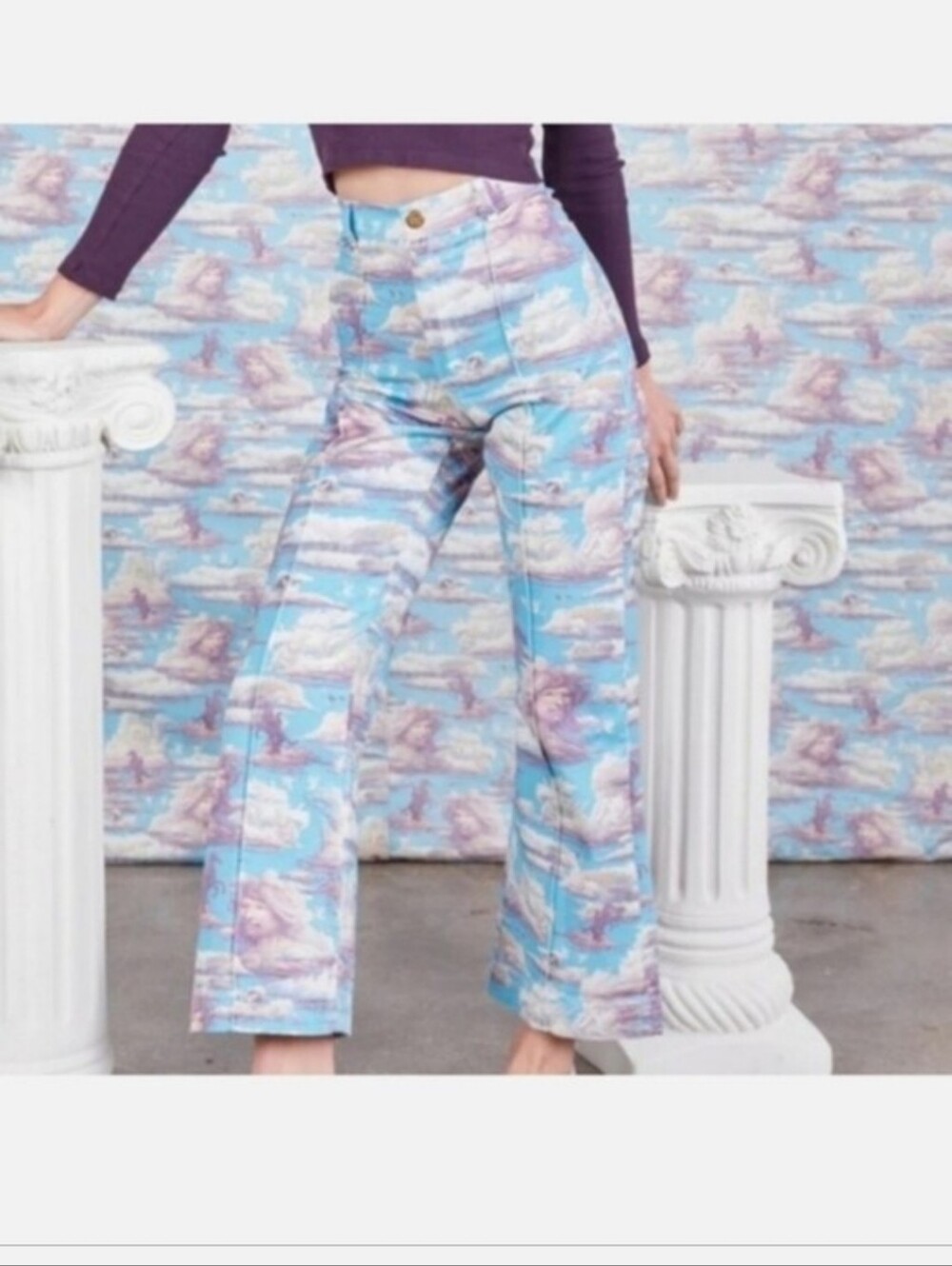 BIG BUD PRESS WESTERN PANTS IN CLOUD KINGDOM PRINT